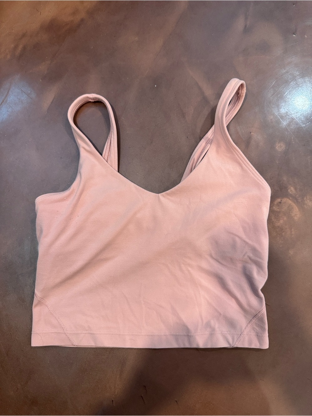 lululemon athletica Blush Pink Crop Tank